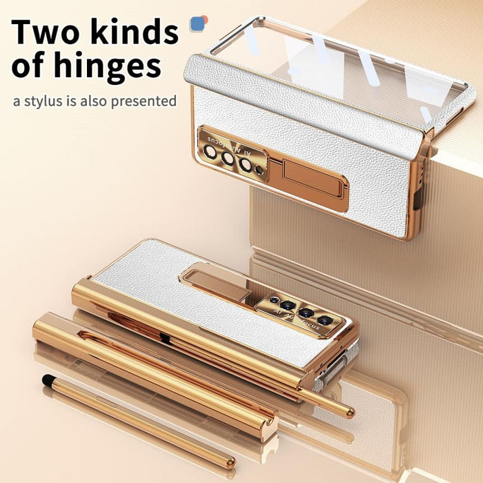 Magnetic Litchi Pattern Shockproof Phone Case For Samsung