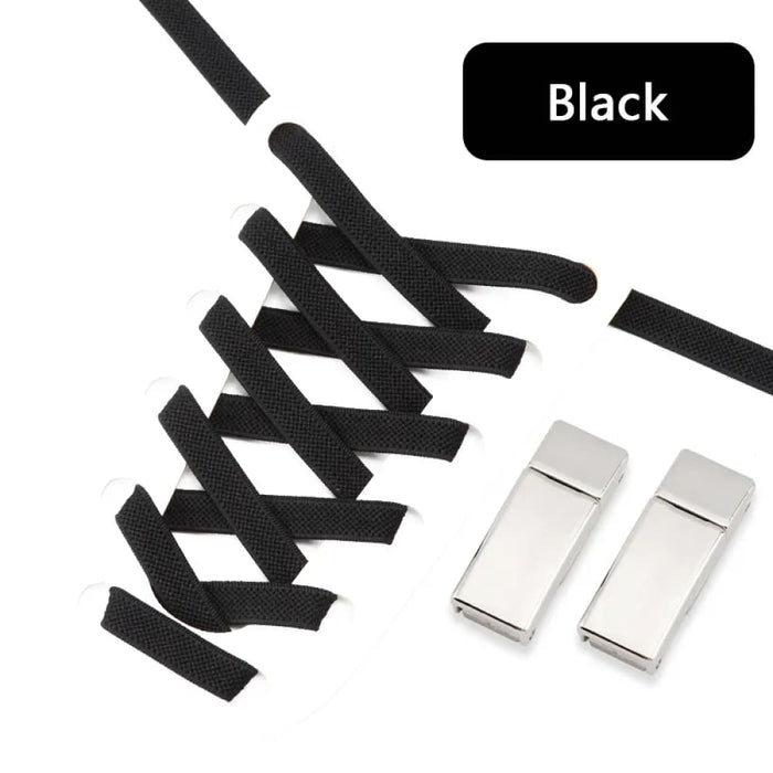 Magnetic Lock Without Ties Elastic Sneakers 8mm Flats Shoe