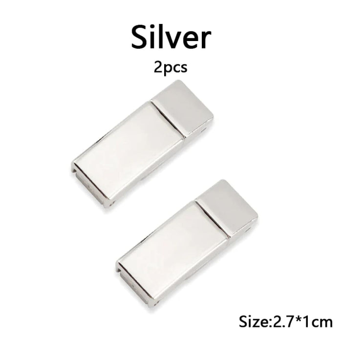 Magnetic Lock Without Ties Elastic Sneakers 8mm Flats Shoe