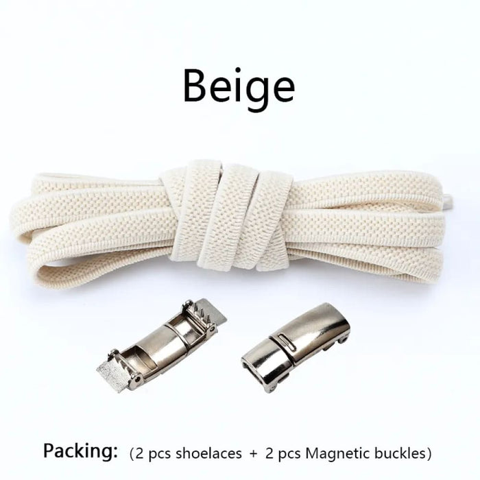 Magnetic Lock Without Ties Elastic Sneakers no Tie Shoe