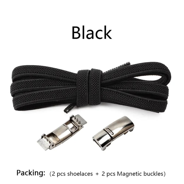 Magnetic Lock Without Ties Elastic Sneakers no Tie Shoe