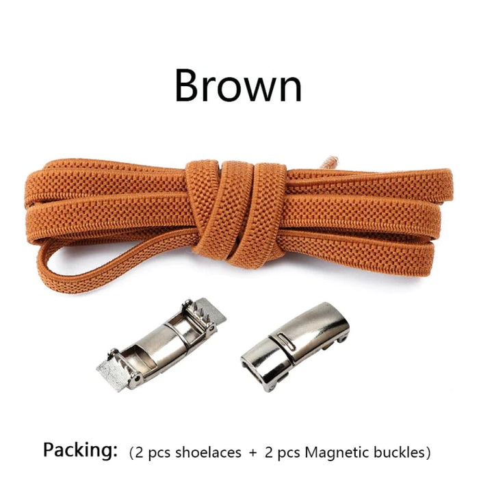 Magnetic Lock Without Ties Elastic Sneakers no Tie Shoe