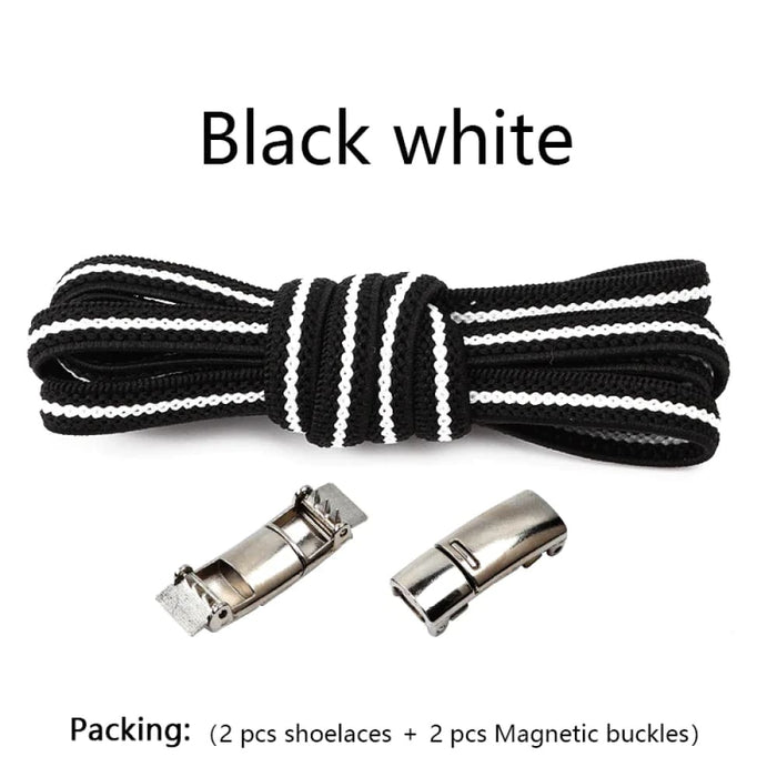 Magnetic Lock Without Ties Elastic Sneakers no Tie Shoe