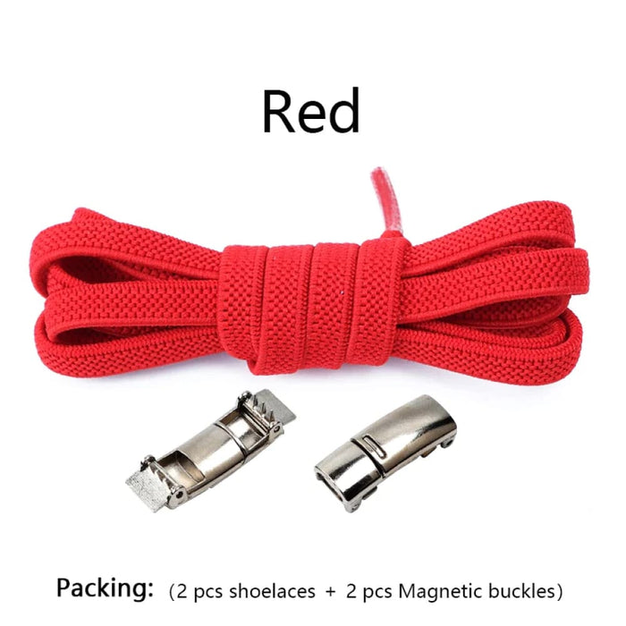 Magnetic Lock Without Ties Elastic Sneakers no Tie Shoe