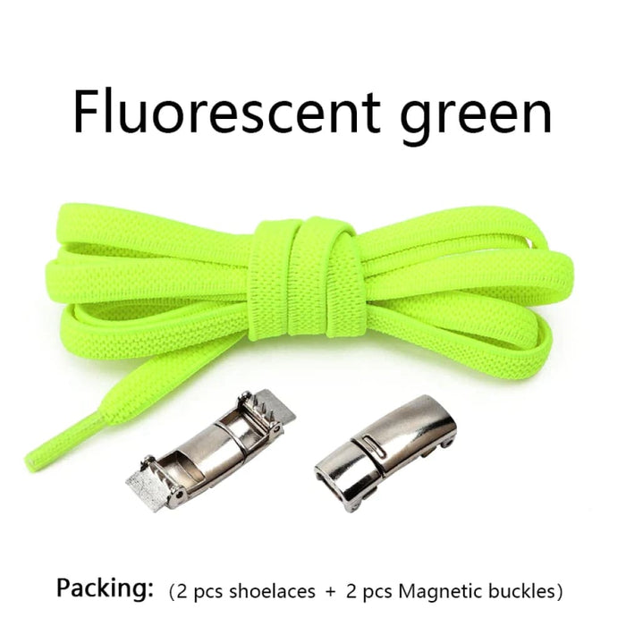 Magnetic Lock Without Ties Elastic Sneakers no Tie Shoe