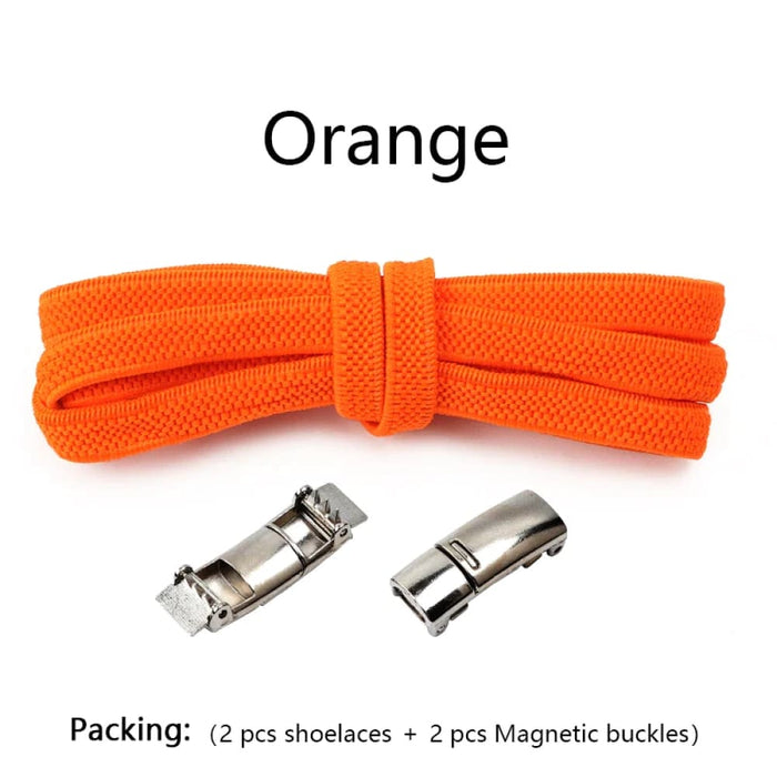 Magnetic Lock Without Ties Elastic Sneakers no Tie Shoe