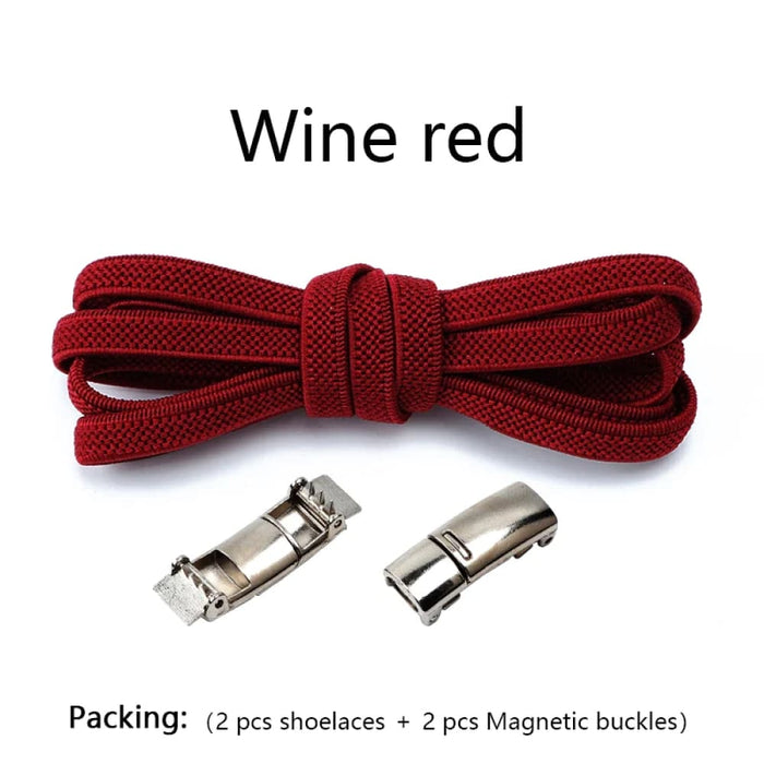 Magnetic Lock Without Ties Elastic Sneakers no Tie Shoe