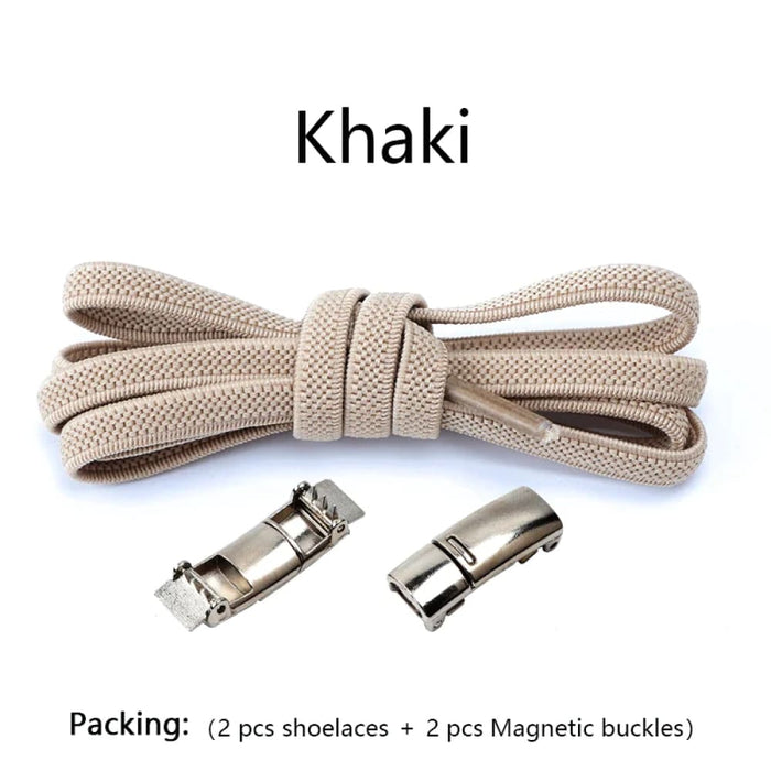 Magnetic Lock Without Ties Elastic Sneakers no Tie Shoe