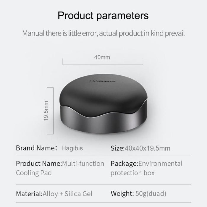 Magnetic Portable Skidproof Pad Cooler Stand for Macbook