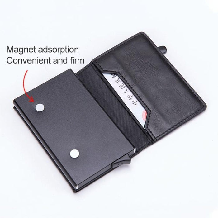 Magnetic Rfid Bag Multifunctional Aluminum Automatic Pop-up