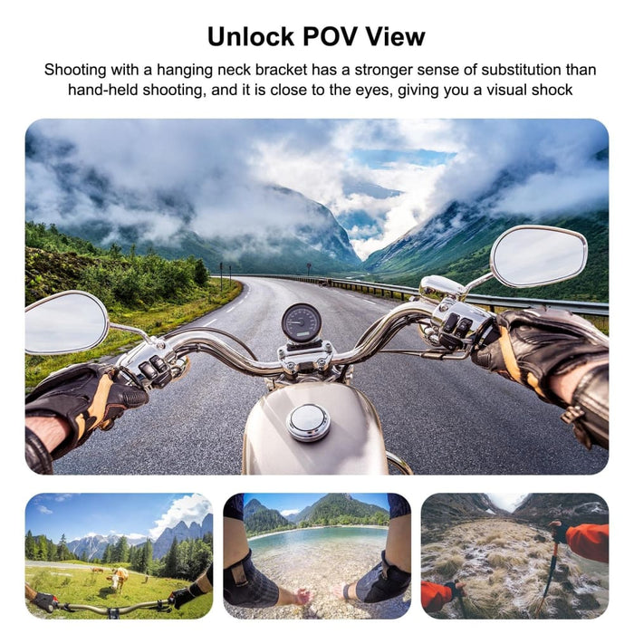 Magnetic Silicone Collar Bracket Pov View Mount With Phone