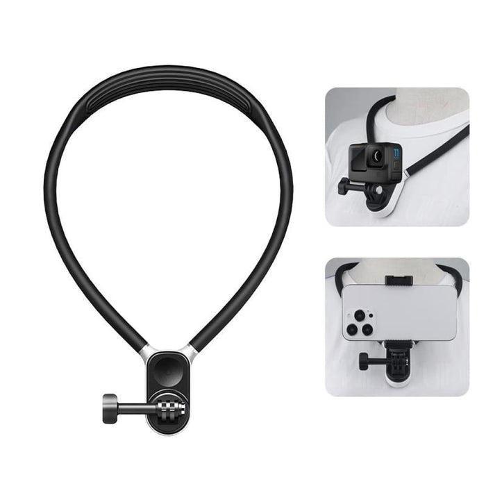 Magnetic Silicone Collar Bracket Pov View Mount With Phone