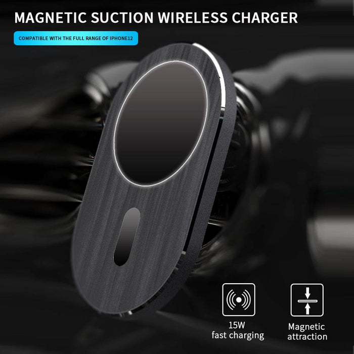15w Magnetic Suction Wireless Charger Phone Stand