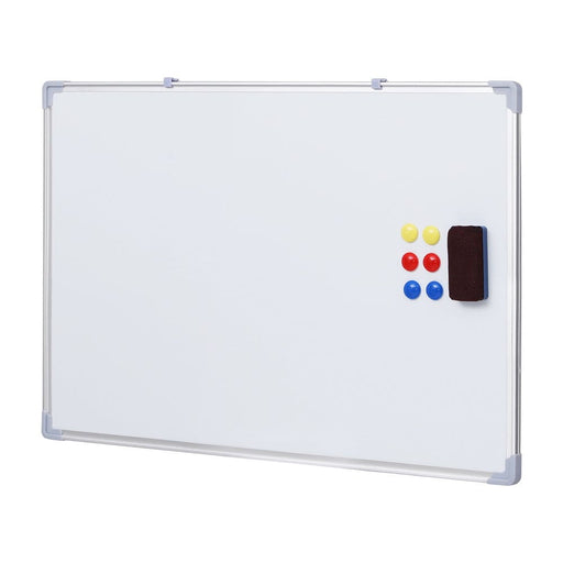 Magnetic Whiteboard 60x90cm Erase Board Marker Eraser Tray