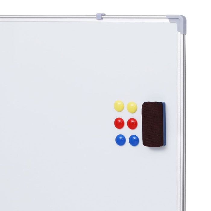 Magnetic Whiteboard 60x90cm Erase Board Marker Eraser Tray