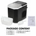 Ice Maker Machine 2.2l Portable Cube Tray Bar Countertop