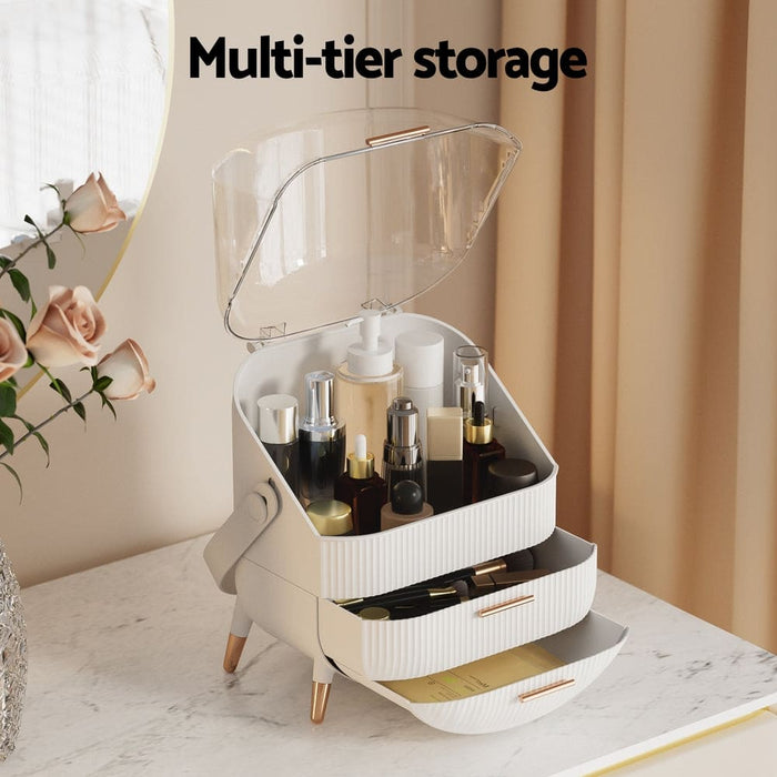 Makeup Case Portable Cosmetic Organizer Storage Box
