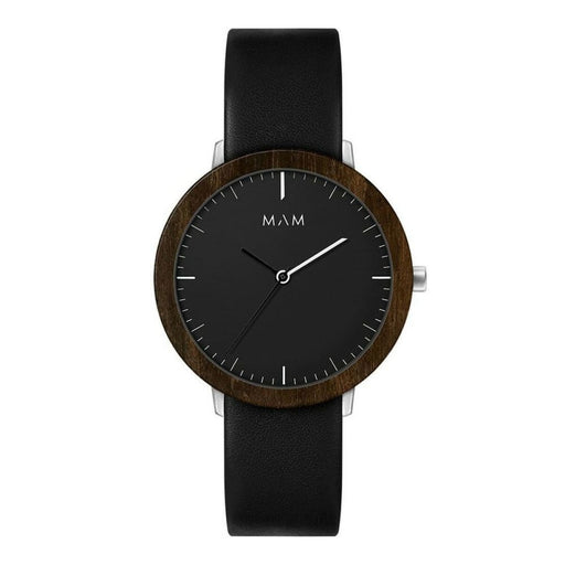 Mam Mam621 Unisex Black Watch Quartz 39mm