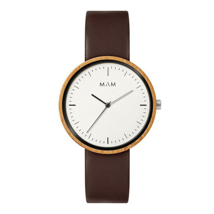 Mam Mam650 Unisex White Watch Quartz 39mm