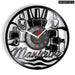 Manicure Salon Vinyl Record Wall Clock
