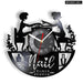 Manicure Salon Vinyl Record Wall Clock