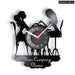 Manicure Salon Vinyl Record Wall Clock