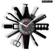 Manicure Salon Vinyl Record Wall Clock