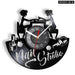 Manicure Salon Vinyl Record Wall Clock