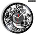 Manicure Salon Vinyl Record Wall Clock