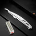 Manual Folding Straight Razor With Blades