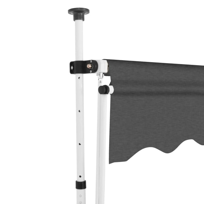 Manual Retractable Awning 400 Cm Anthracite Oatlkx