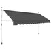 Manual Retractable Awning 400 Cm Anthracite Oatlkx