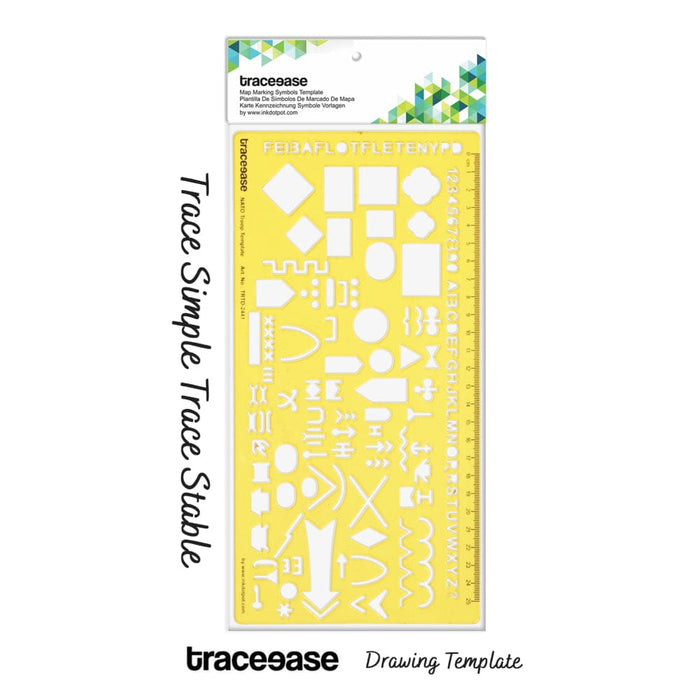 Map Drafting Nato Troop Template Drawing Stencil