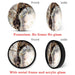 Marble Glitter Magic Fashion Rich Texture Print Wall Clock