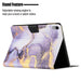 Marble Pattern Leather Smart Tablet Case For Ipad 10th Gen