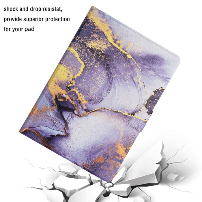 Marble Pattern Leather Smart Tablet Case For Ipad 10th Gen