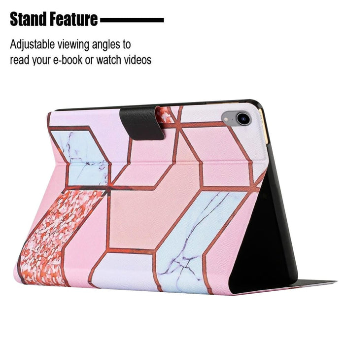 Marble Pattern Leather Smart Tablet Case For Ipad 10th Gen