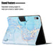Marble Pattern Leather Smart Tablet Case For Ipad 10th Gen
