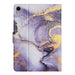Marble Pattern Leather Smart Tablet Case For Ipad 10th Gen