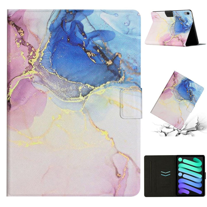 Marble Pattern Leather Smart Tablet Case For Ipad 10th Gen