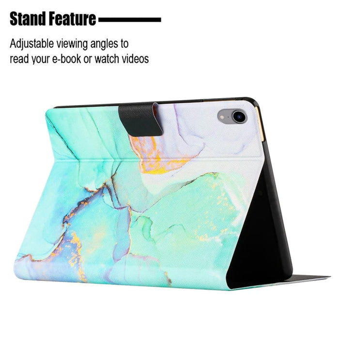 Marble Pattern Leather Smart Tablet Case For Ipad 10th Gen