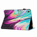Marble Pattern Stitching Smart Leather Tablet Case For Ipad