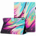 Marble Pattern Stitching Smart Leather Tablet Case For Ipad