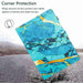 Marble Pattern Stitching Smart Leather Tablet Case For Ipad