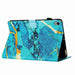 Marble Pattern Stitching Smart Leather Tablet Case For Ipad