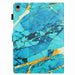Marble Pattern Stitching Smart Leather Tablet Case For Ipad