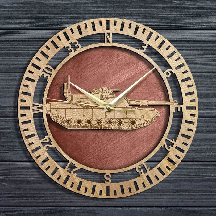 Marines 2nd Tank Wall Clock