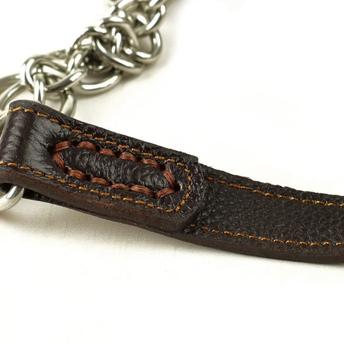 Martingale Leather no Pull Anti-escape Stainless Steel Pet