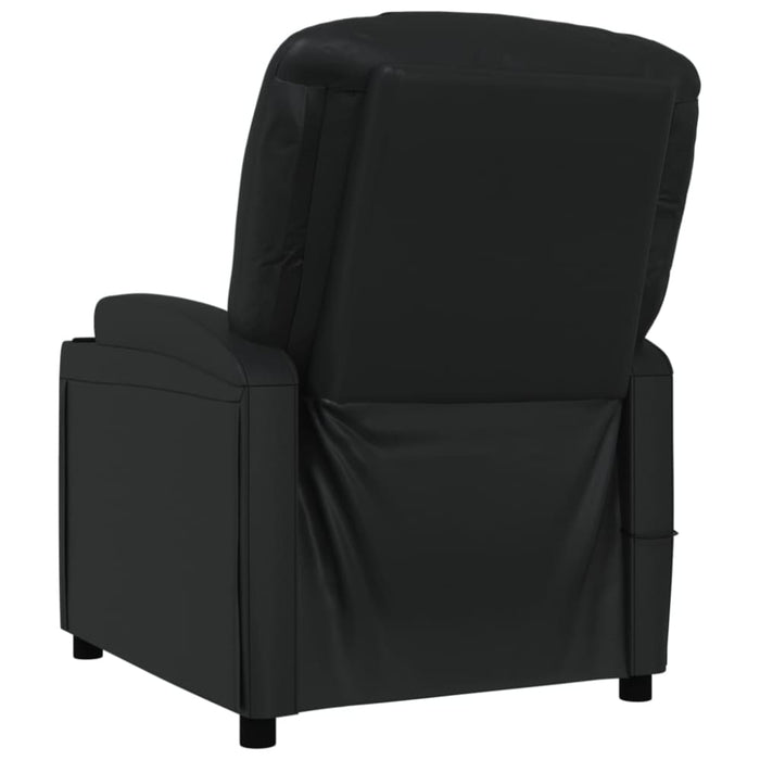 Massage Chair Black Faux Leather Taxiox