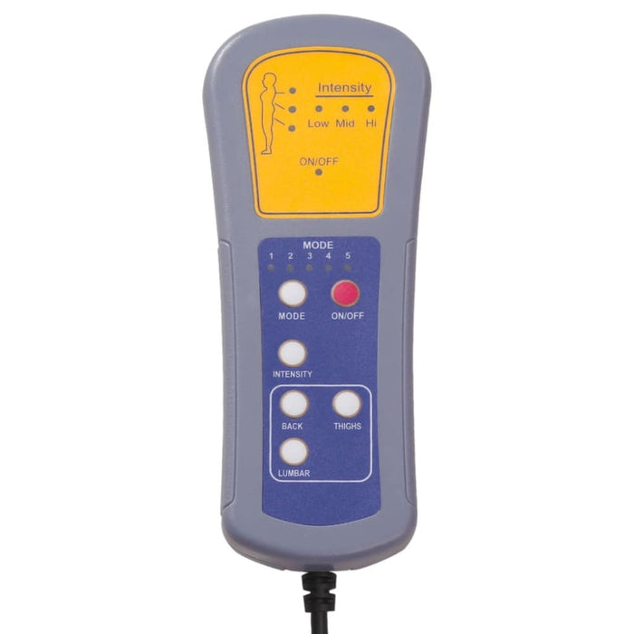 Massage Chair Dark Grey Fabric Taxita